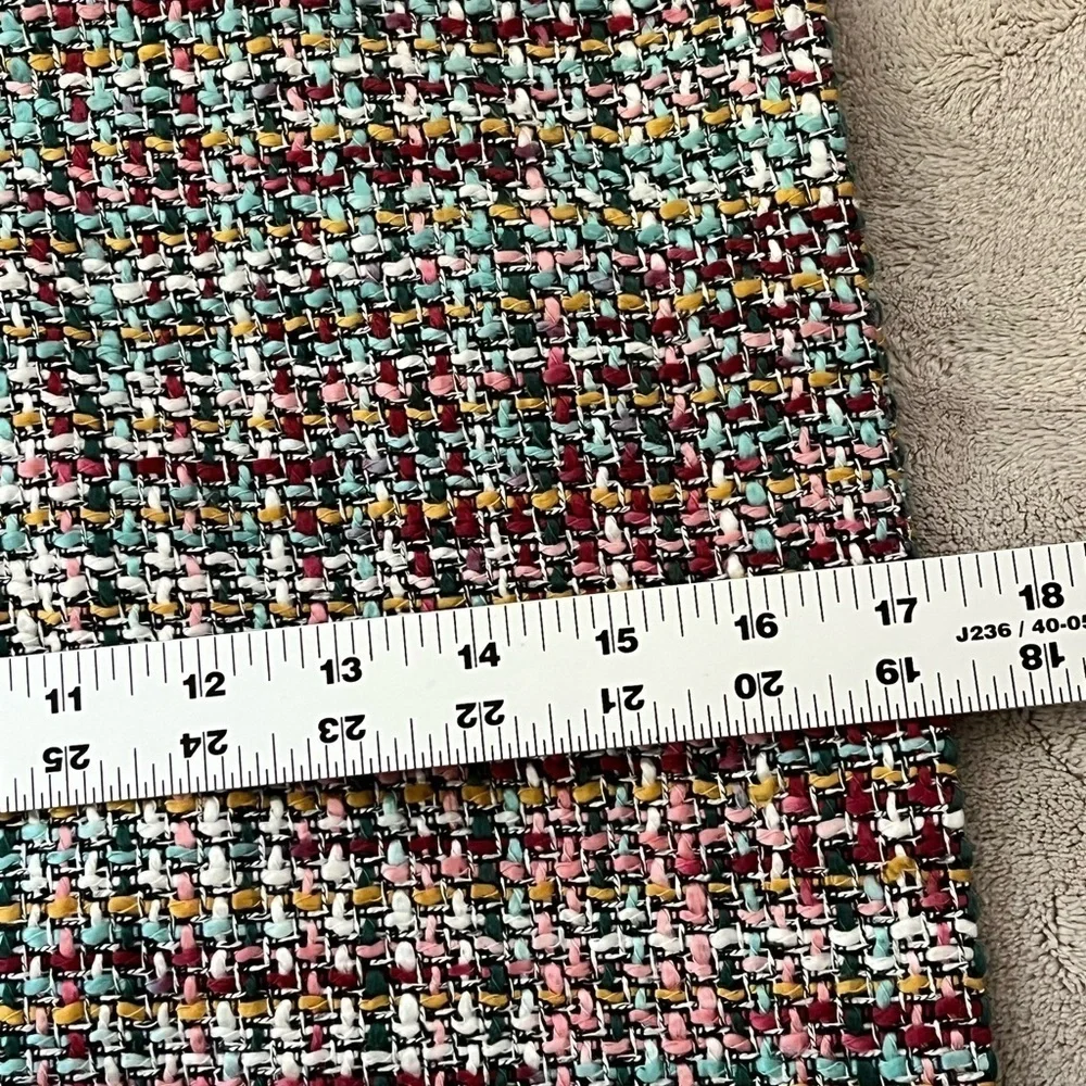Loft Multi Color Tweed Mini Skirt Size 2P Fall Winter Preppy Academia Holiday